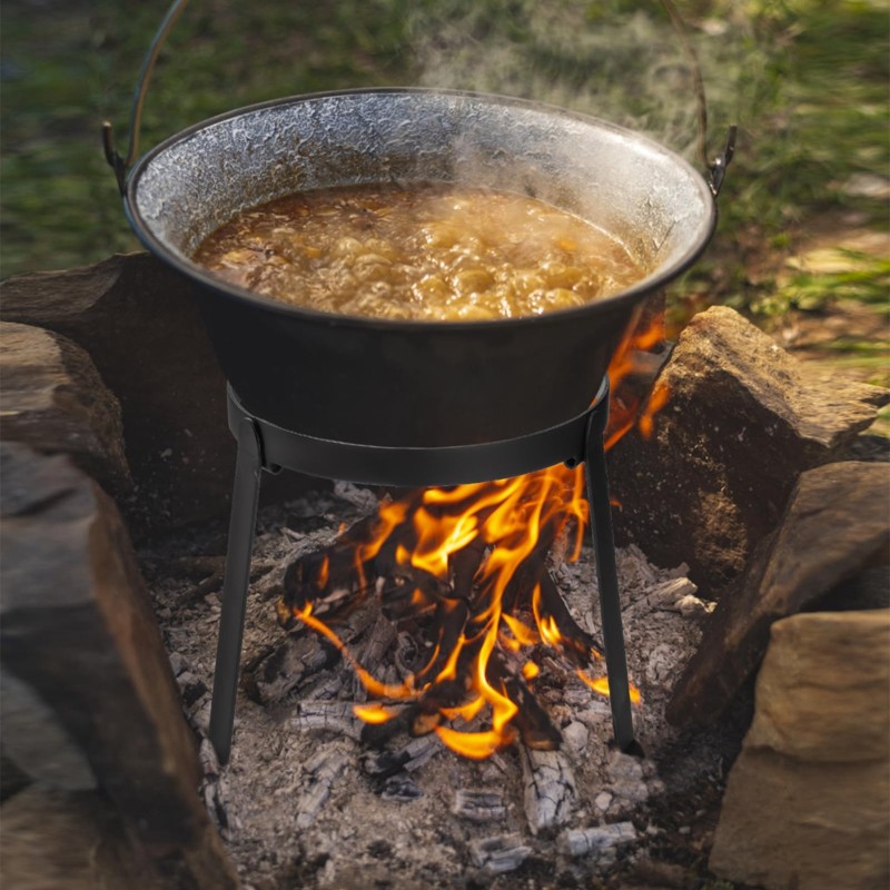 Camping Cooking Dutch Oven - 【ลดราคาครั้งใหญ่!】 เตาปิ้งย่างแบบพับได้สำหรับตั้งแคมป์ พร้อมขาตั้งสำหรับเตาเหล็กหล่อและเตาไฟแคมป์