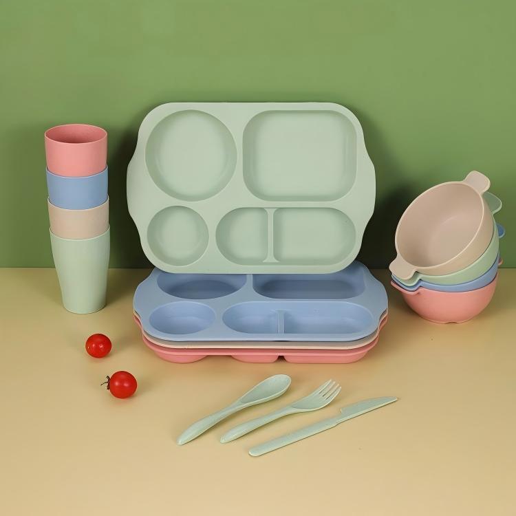 Camping Cooking Disc - ชุดภาชนะใส่อาหารพลาสติกเกรดอาหาร 24/2 ชิ้น จาน ชาม แก้ว