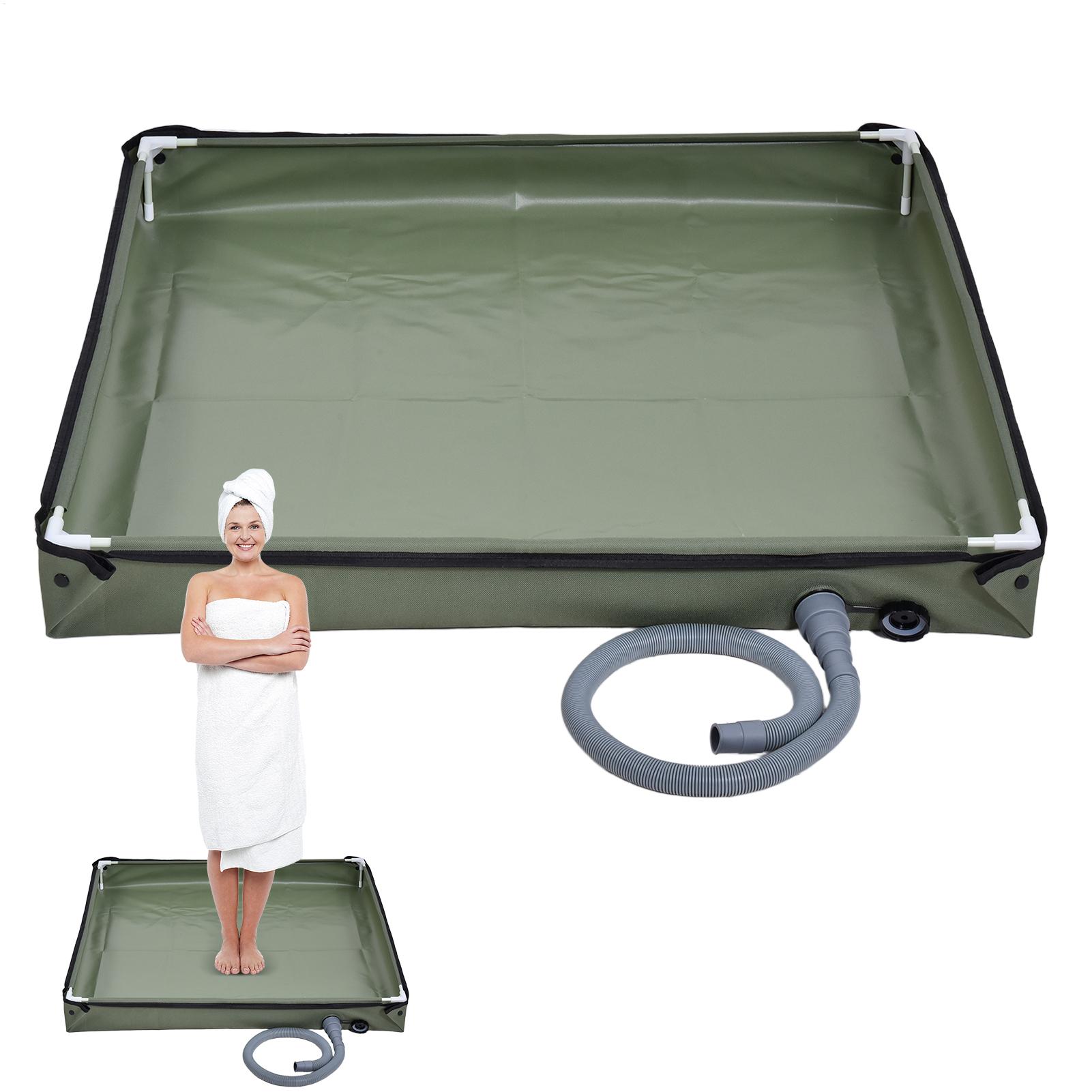 Camping Cooking Griddle - เต็นท์อาบน้ำพับได้สำหรับตั้งแคมป์ ถาดรองอาบน้ำกลางแจ้ง อ่างอาบน้ำสำหรับสัตว์เลี้ยง ฐานรองสำหรับเต็นท์อาบน้ำสำหรับการเดินทางและกันสาด