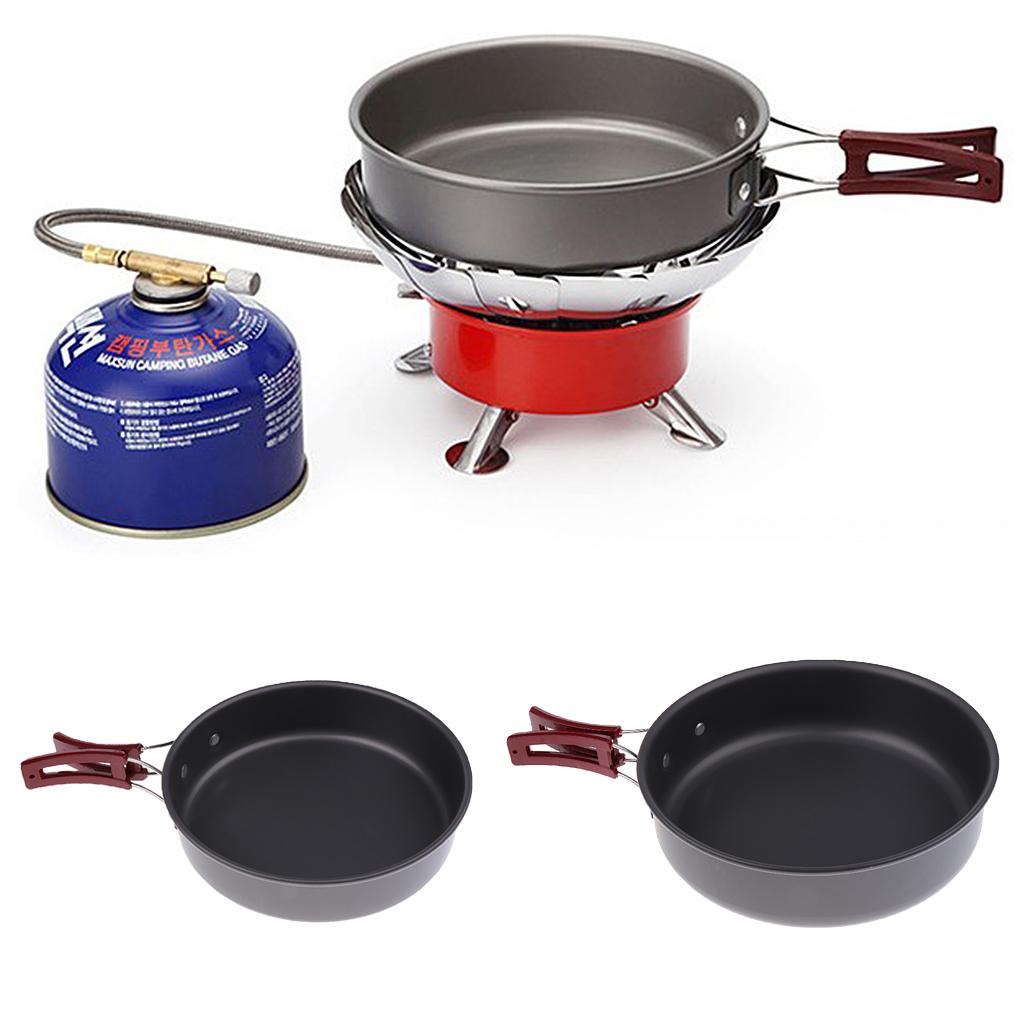 กระทะทอดแบบพกพาแบบไม่ติดกระทะ  - Camping Cooking Frying Pan บทวิจารณ์และราคา
