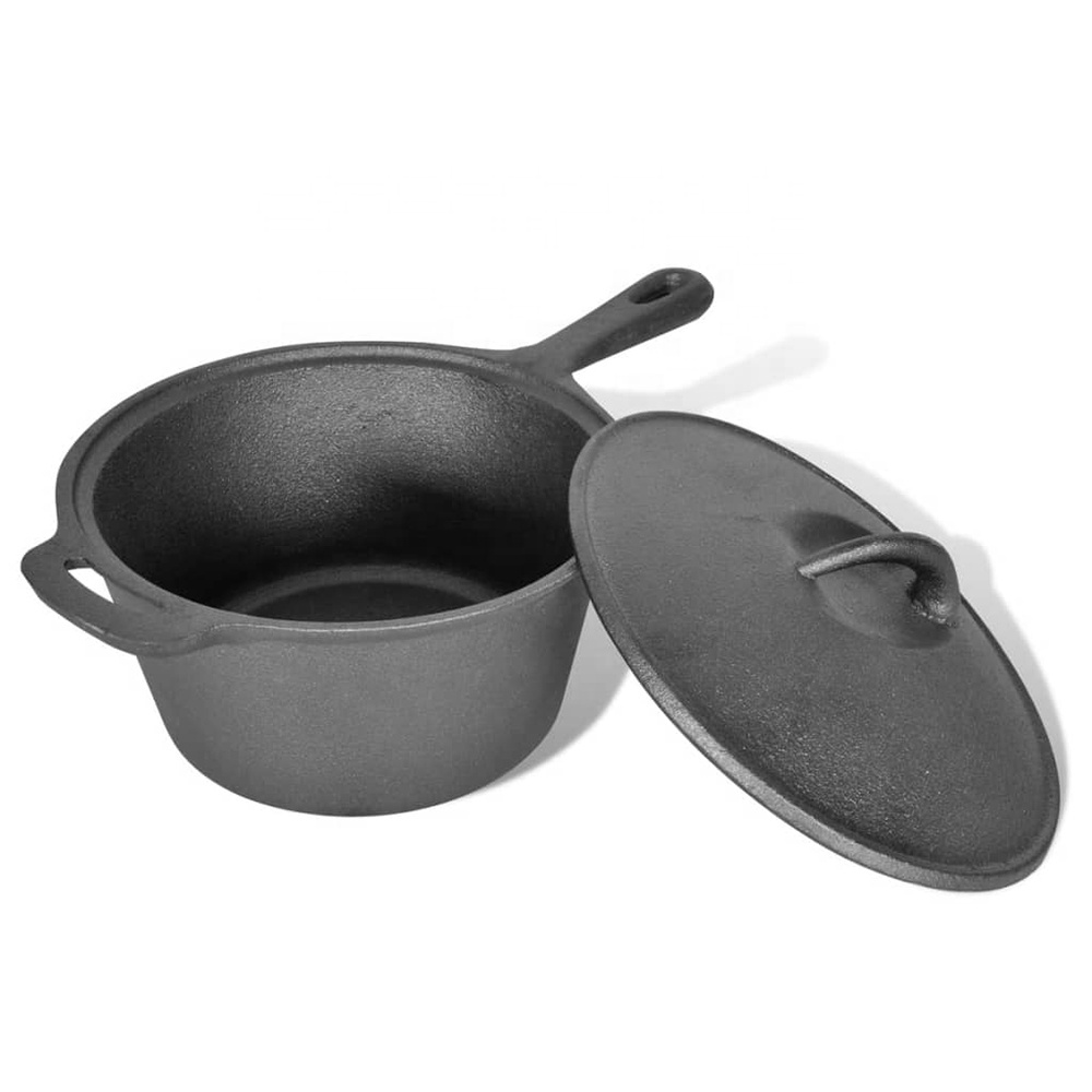 ชุดหม้อเหล็กหล่อสำหรับทำอาหารก - Camping Cooking Dutch Oven บทวิจารณ์และราคา