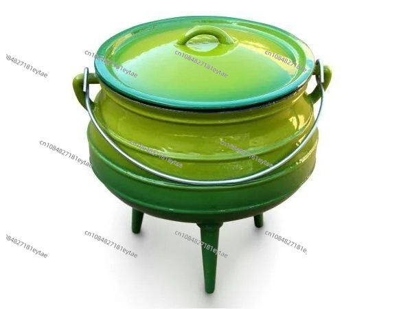 หม้อเหล็กหล่อเคลือบแบบใหม่สำหร - Camping Cooking Dutch Oven บทวิจารณ์และราคา