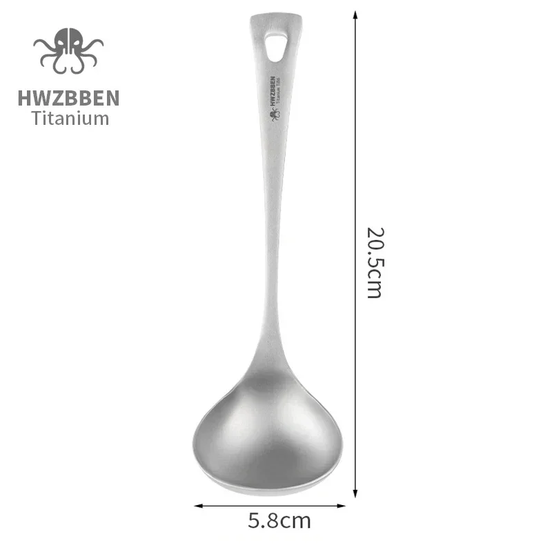 ช้อนซุปไททาเนียมกลางแจ้ง hwzbb - Camping Cooking Kit บทวิจารณ์และราคา