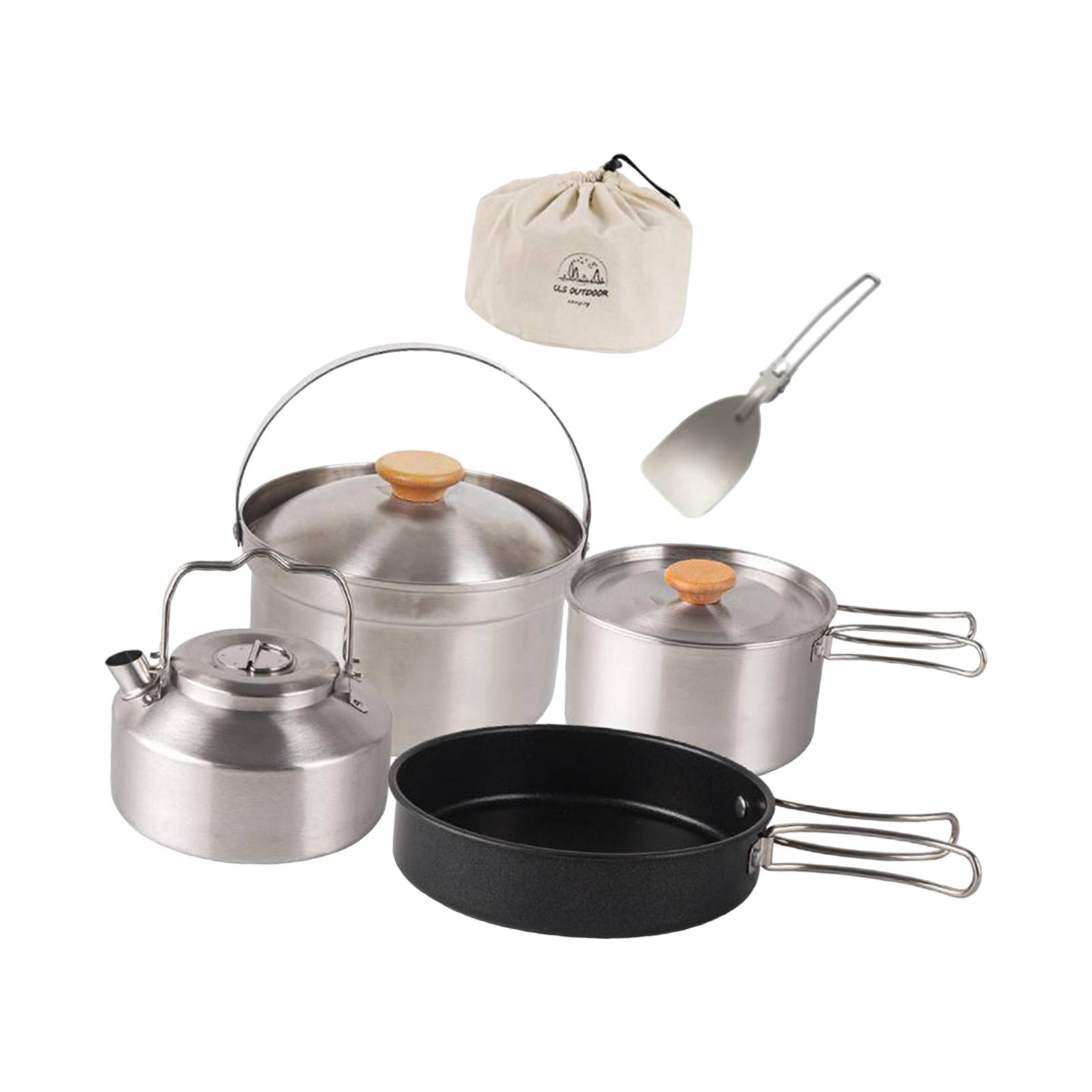 ชุดเครื่องครัวสำหรับตั้งแคมป์  - Camping Cooking Set Non Stick บทวิจารณ์และราคา