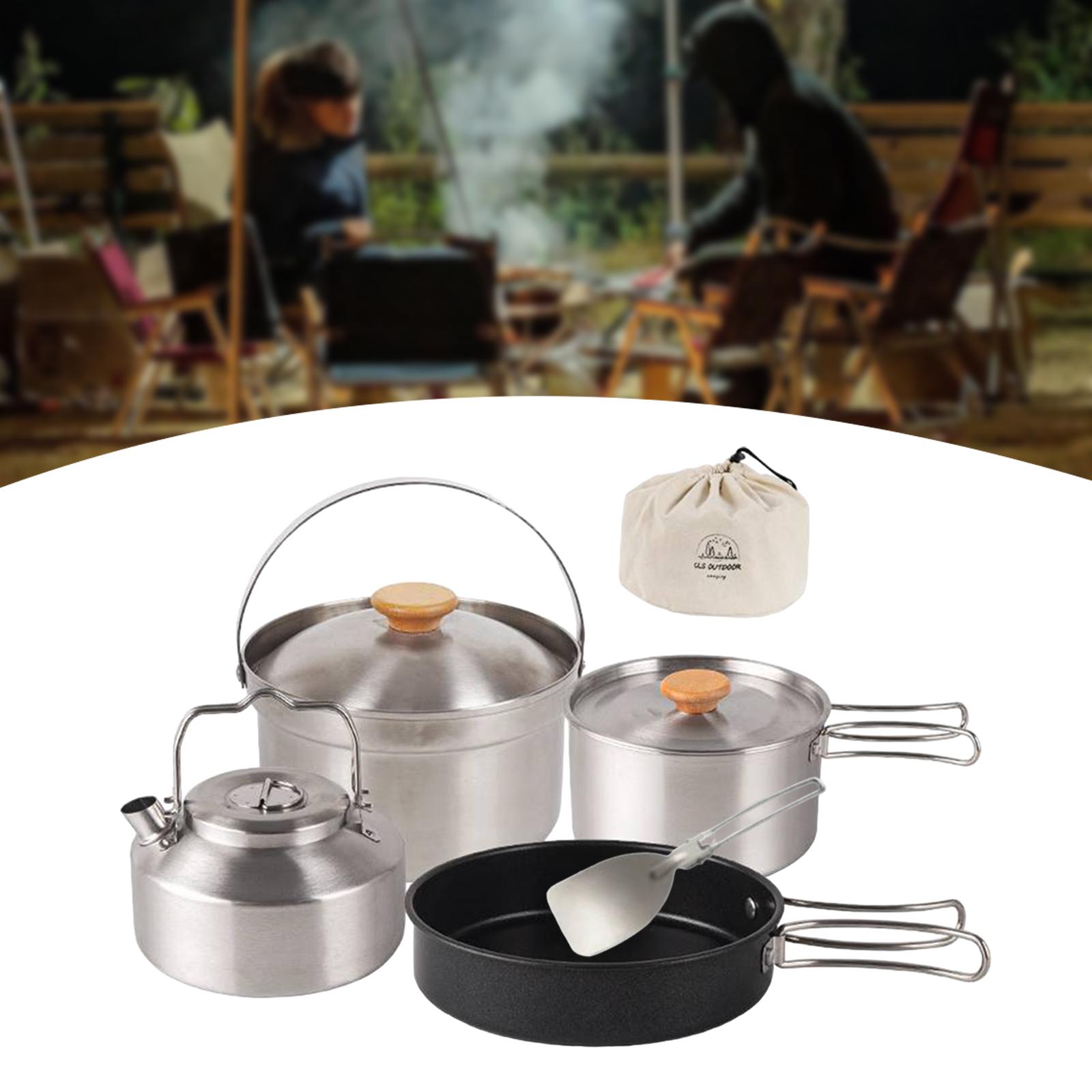 ชุดเครื่องครัวสำหรับตั้งแคมป์  - Camping Cooking Set Non Stick บทวิจารณ์และราคา