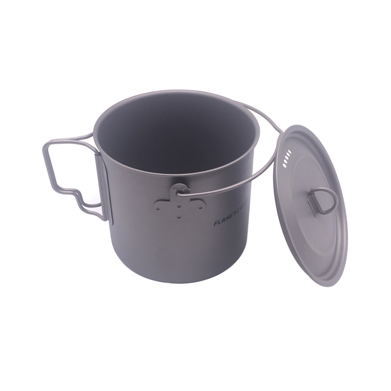 FLAME'S CREED 1100 ml 1950 ml  - Camping Cooking Frying Pan บทวิจารณ์และราคา