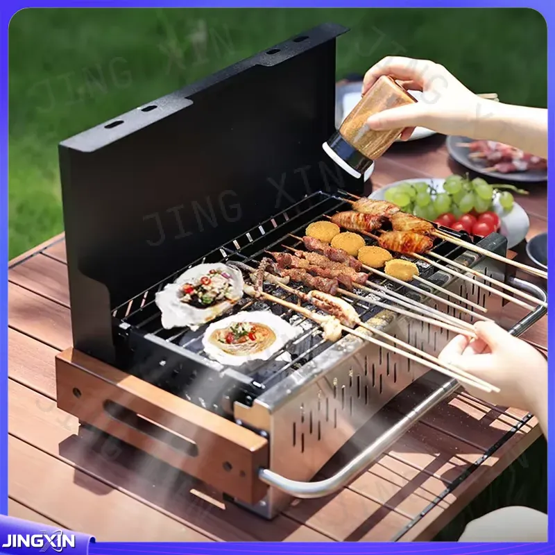 เตาย่างถ่านพับได้แบบน้ำหนักเบา - Camping Cooking Requirements บทวิจารณ์และราคา