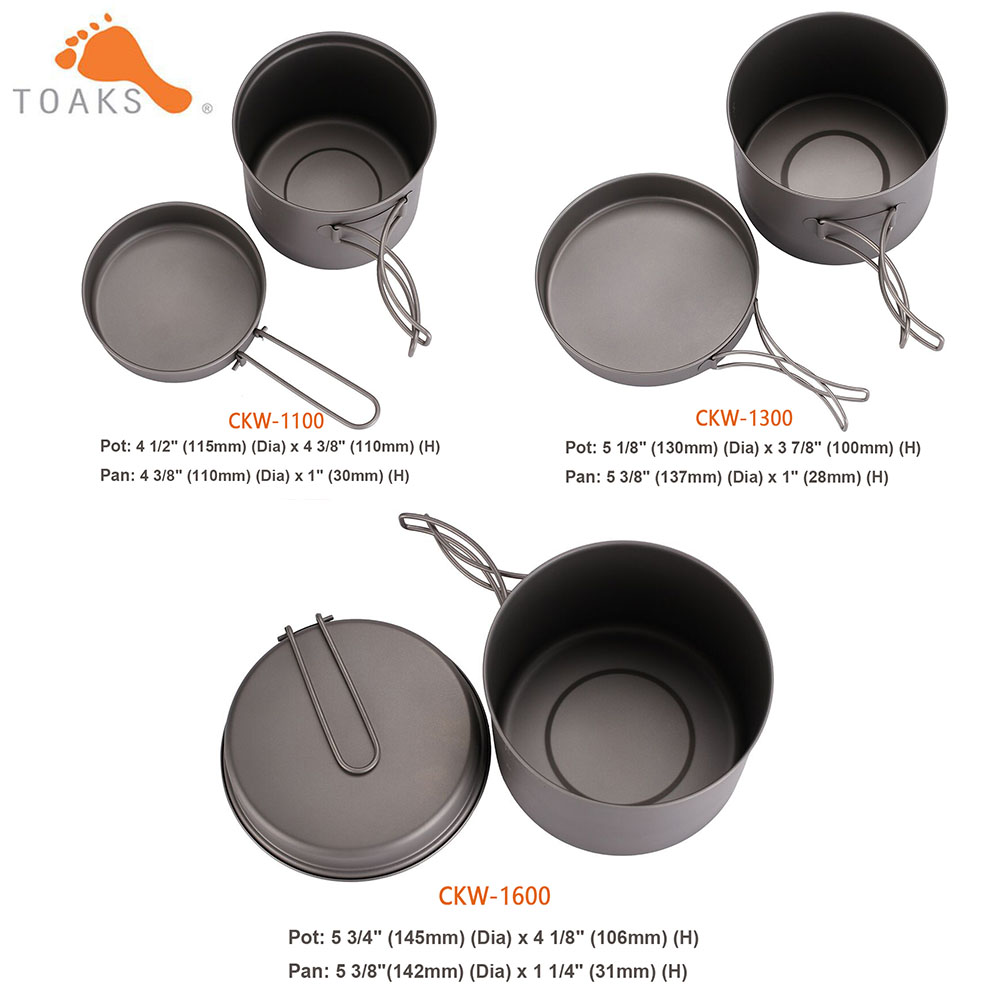 TOAKS ชุดเครื่องครัวไทเทเนียม  - Camping Cooking Griddle บทวิจารณ์และราคา