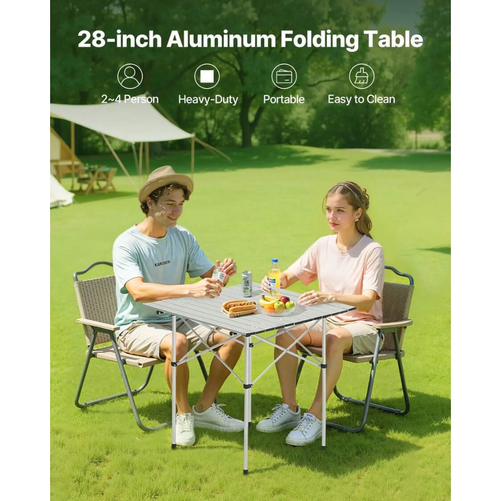 โต๊ะพับสำหรับตั้งแคมป์แบบพกพา  - Camping Cooking Requirements บทวิจารณ์และราคา