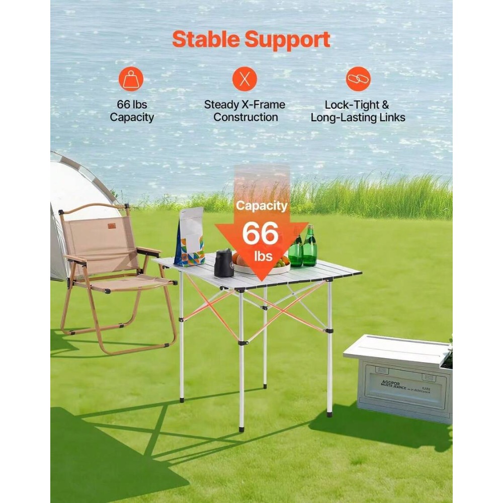 โต๊ะพับสำหรับตั้งแคมป์แบบพกพา  - Camping Cooking Requirements บทวิจารณ์และราคา