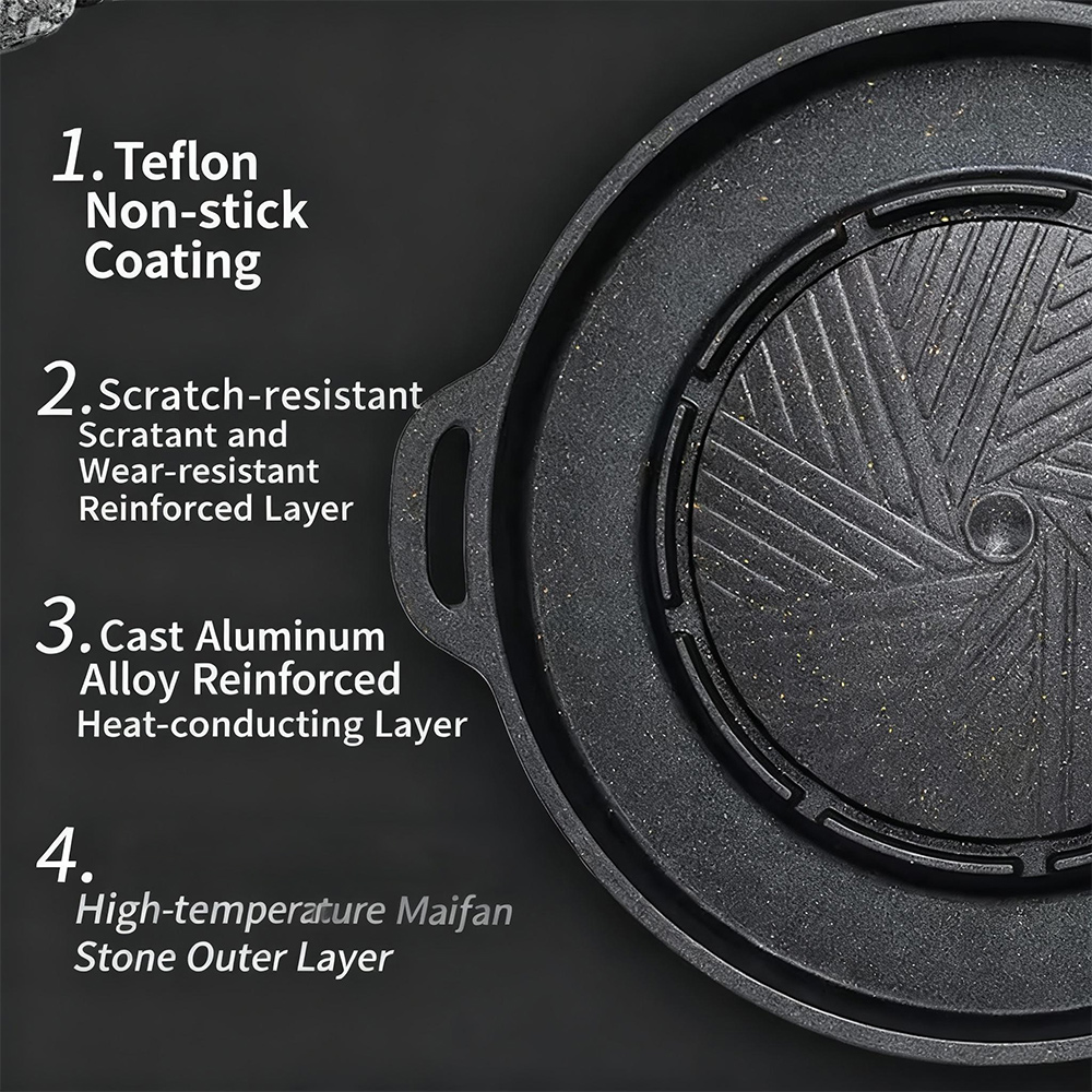 กระทะปิ้งย่างเกาหลี KOSUN 2 in - Camping Cooking Disc บทวิจารณ์และราคา