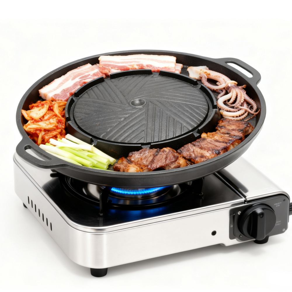 กระทะปิ้งย่างเกาหลี KOSUN 2 in - Camping Cooking Disc บทวิจารณ์และราคา