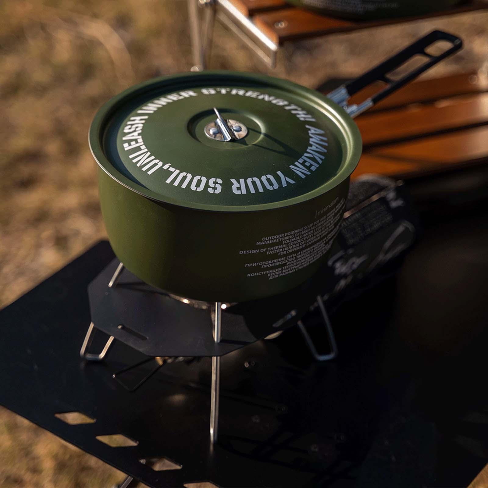 ชุดเครื่องครัวตั้งแคมป์ แคมป์ป - Camping Cooking Set Detachable Handle บทวิจารณ์และราคา