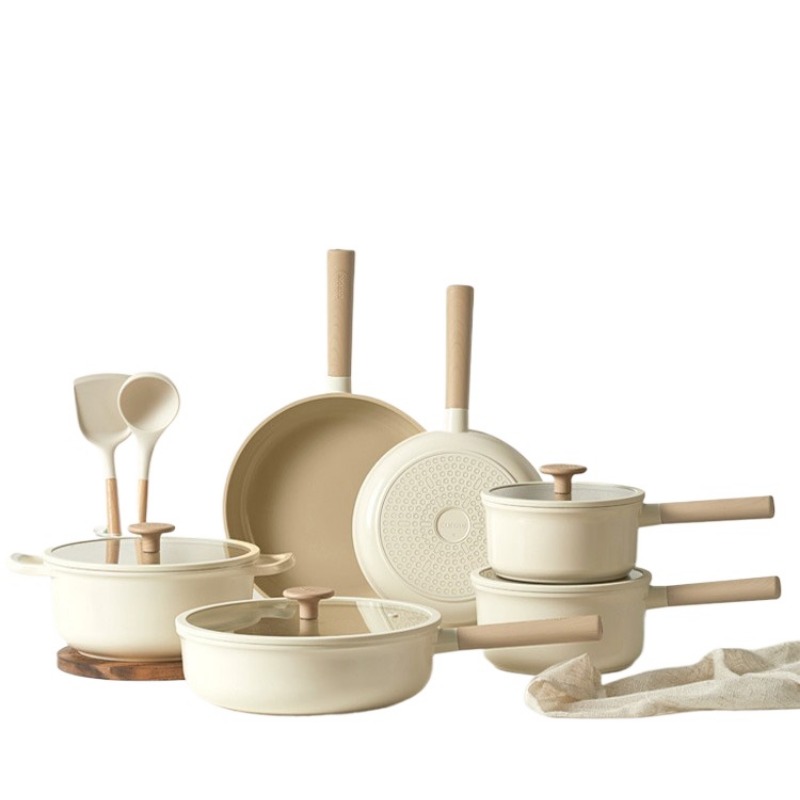 ชุดเครื่องครัวเซรามิกไทเทเนียม - Camping Cooking Set Non Stick บทวิจารณ์และราคา