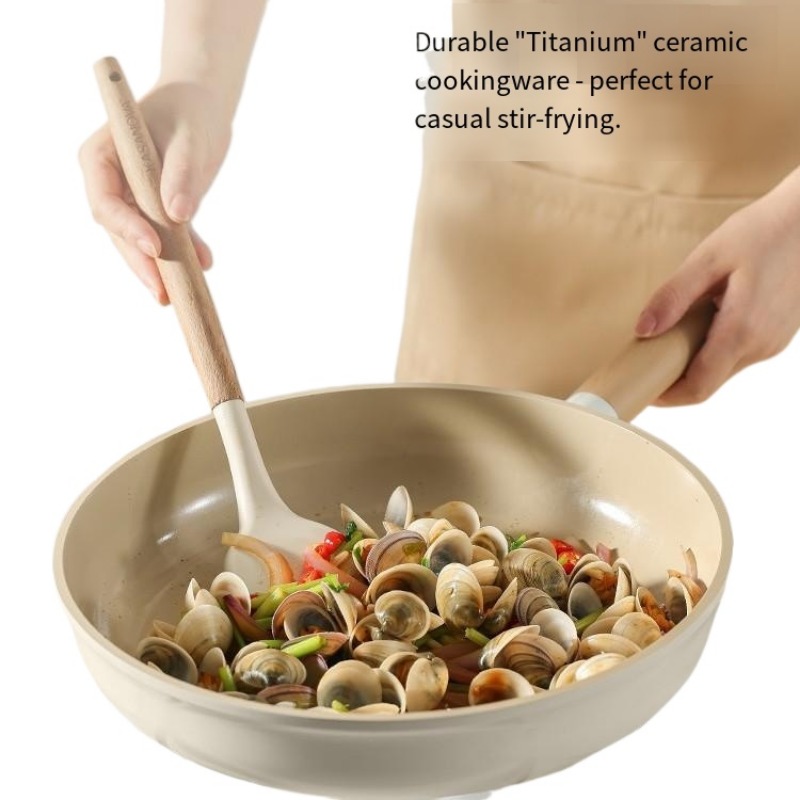 ชุดเครื่องครัวเซรามิกไทเทเนียม - Camping Cooking Set Non Stick บทวิจารณ์และราคา