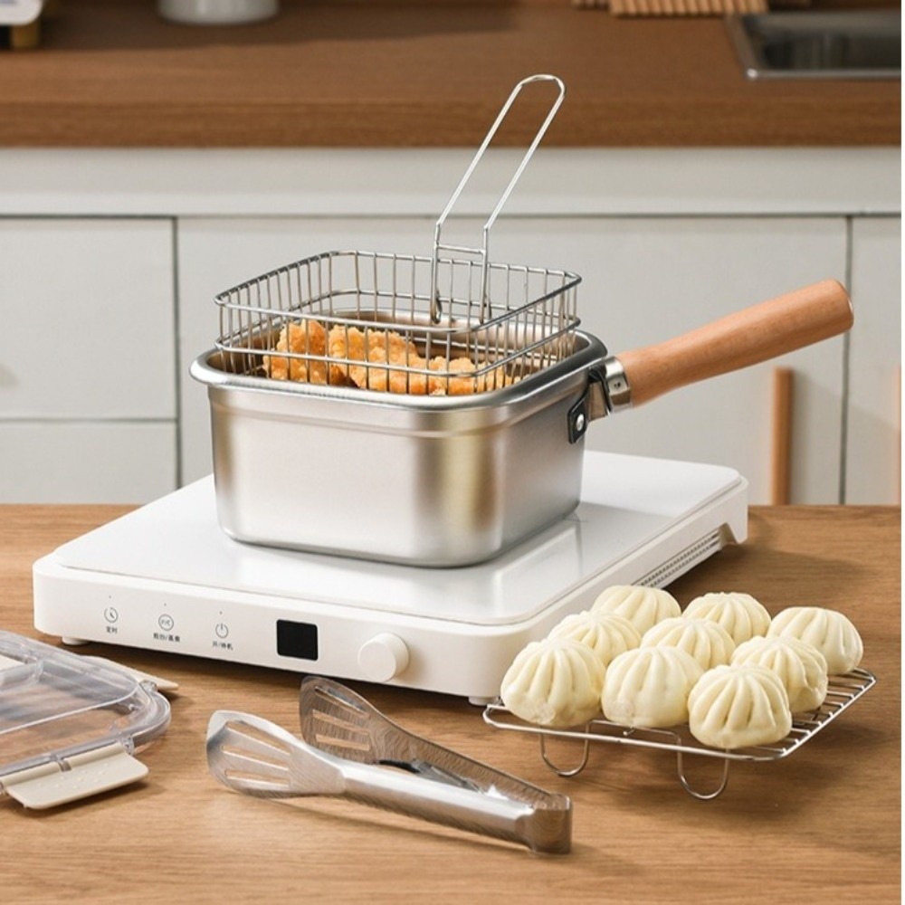 กระทะสแตนเลสแบบพกพา รูปทรงสี่เ - Camping Cooking Set Non Stick บทวิจารณ์และราคา