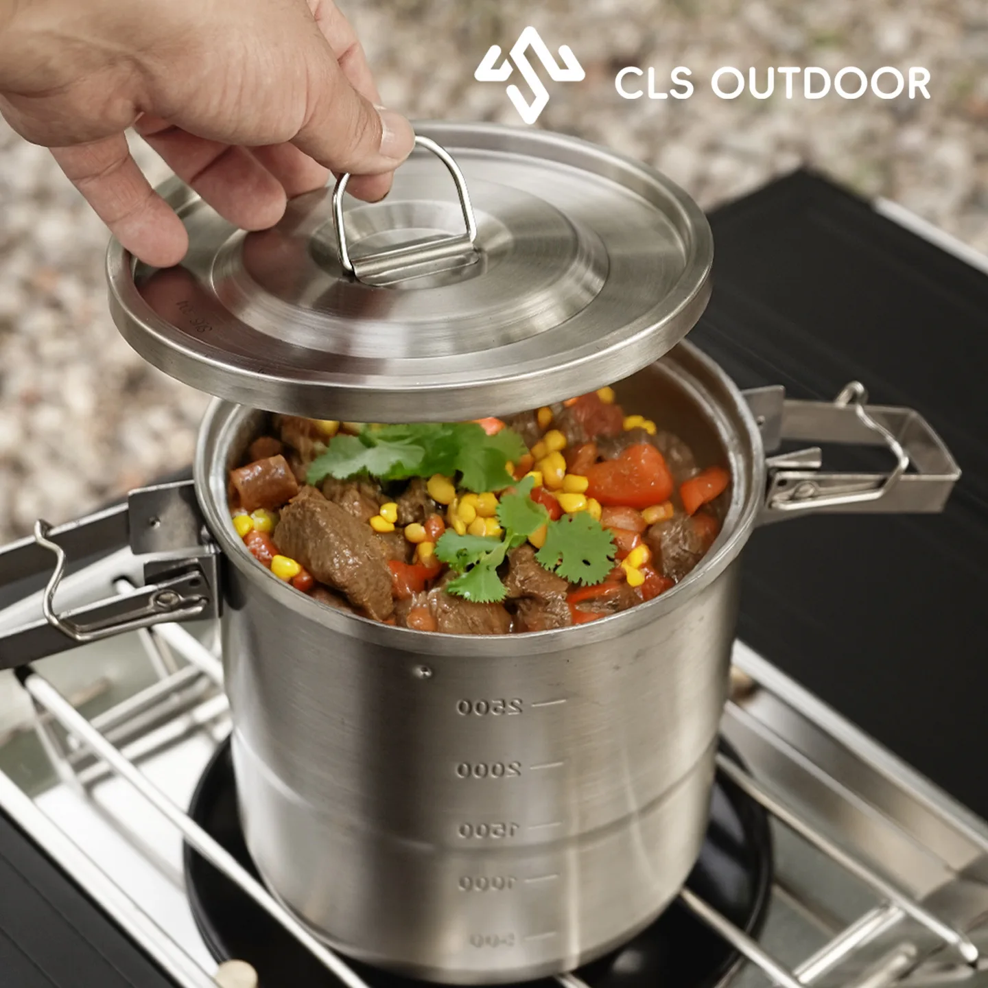 ชุดอุปกรณ์ทำอาหารแบบพกพาสำหรับ - Camping Cooking Full Set บทวิจารณ์และราคา