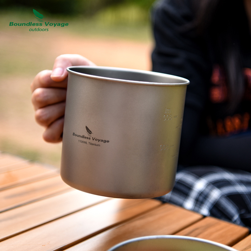 ชุดหม้อด้ามจับพับได้ไทเทเนียมบ - Camping Cooking Frying Pan บทวิจารณ์และราคา