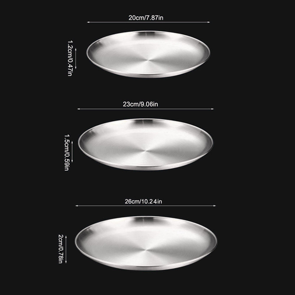 8 ชิ้นโลหะรับประทานอาหารจานสแต - Camping Cooking Disc บทวิจารณ์และราคา