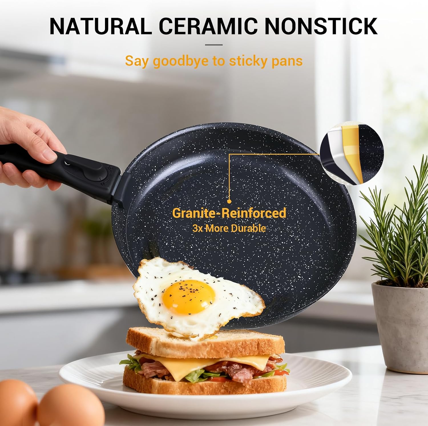 ชุดเครื่องครัวเซรามิก 21 ชิ้น  - Camping Cooking Set Detachable Handle บทวิจารณ์และราคา