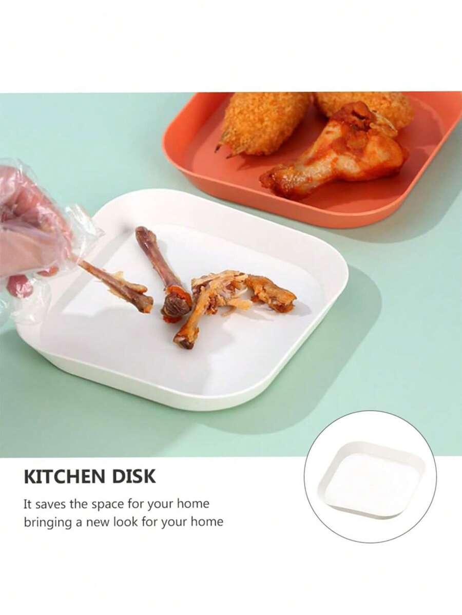4/8/12pcs พลาสติกสีขาวแผ่นสี่เ - Camping Cooking Disc บทวิจารณ์และราคา