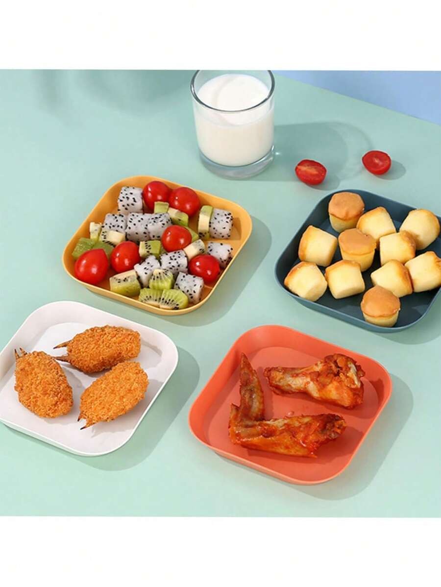 4/8/12pcs พลาสติกสีขาวแผ่นสี่เ - Camping Cooking Disc บทวิจารณ์และราคา