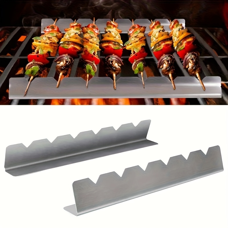2pcs Kebab Rack Kebab ยืน Skew - Camping Cooking Full Set บทวิจารณ์และราคา