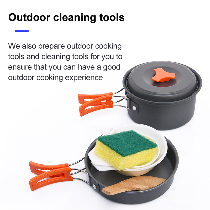 Widea เครื่องใช้บนโต๊ะอาหารสำห - Camping Cooking Kit บทวิจารณ์และราคา