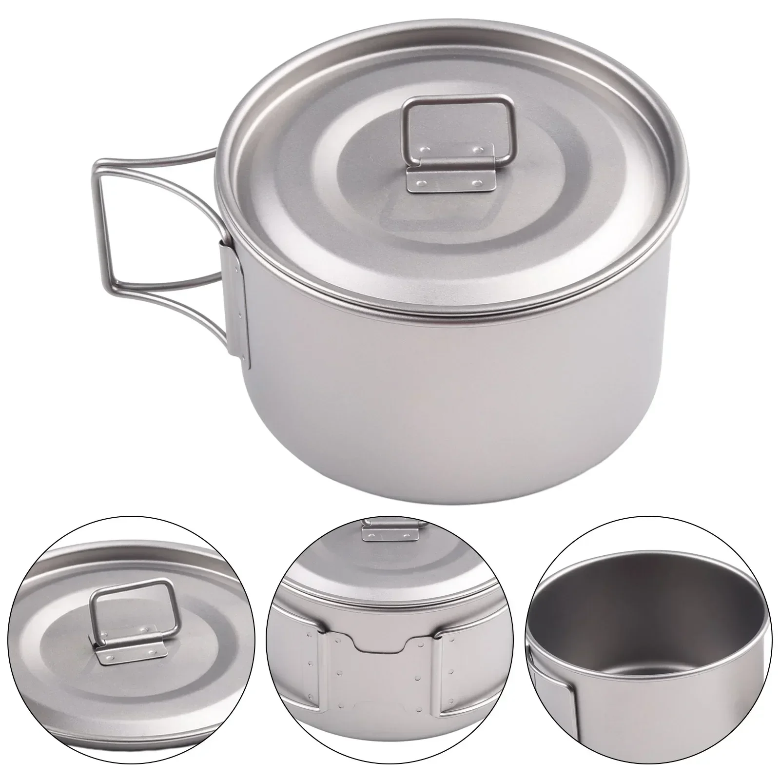 ชามไทเทเนียมพับชาม 450 ml/600  - Camping Cooking Griddle บทวิจารณ์และราคา