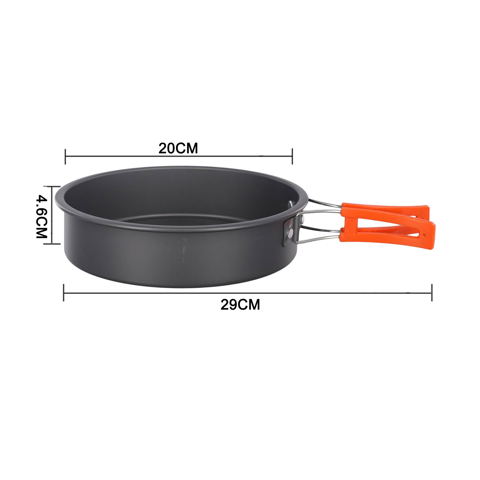 กระทะทอดอลูมินา 1 ชิ้น นำความร - Camping Cooking Frying Pan บทวิจารณ์และราคา