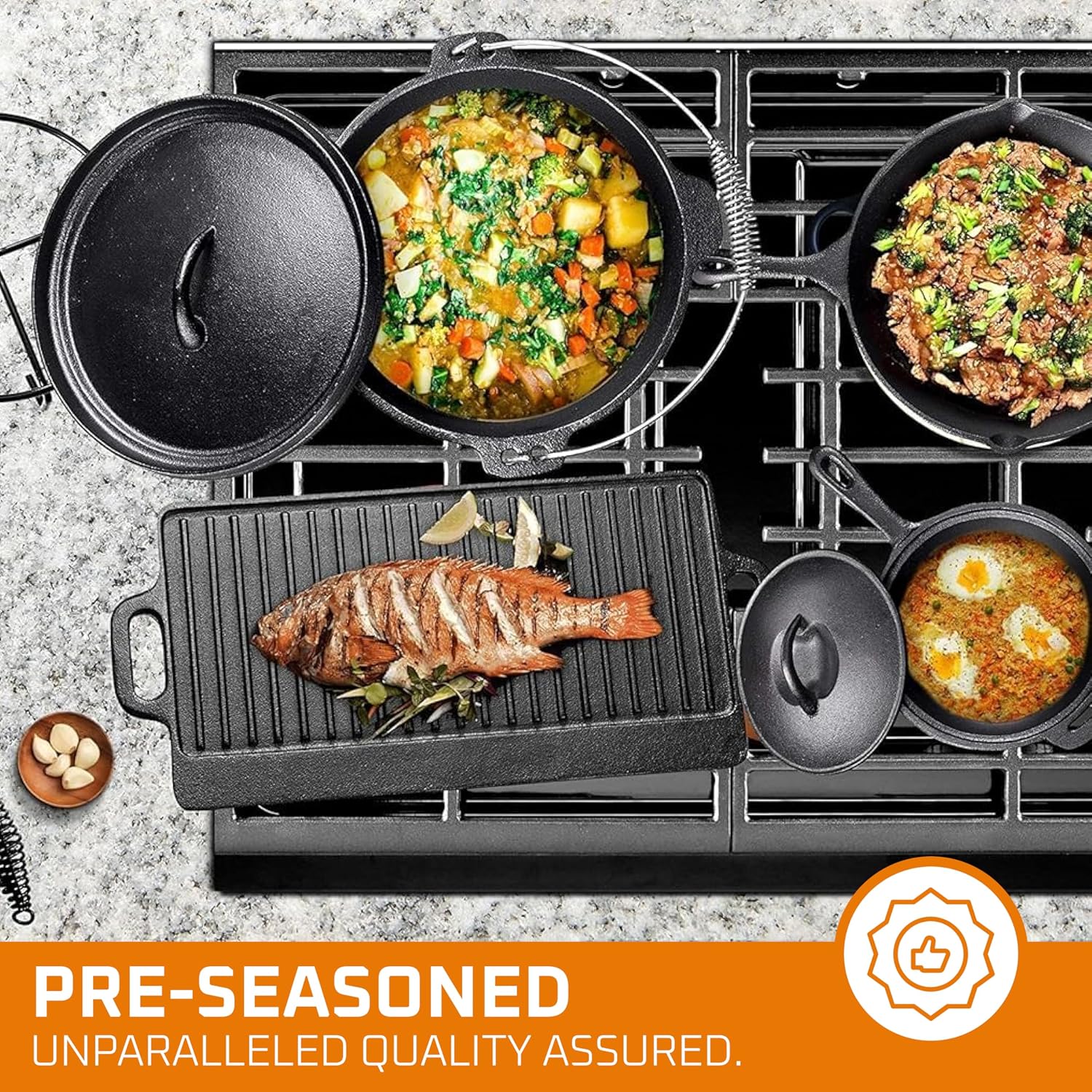 ชุดอุปกรณ์ทำอาหารสำหรับตั้งแคม - Camping Cooking Dutch Oven บทวิจารณ์และราคา
