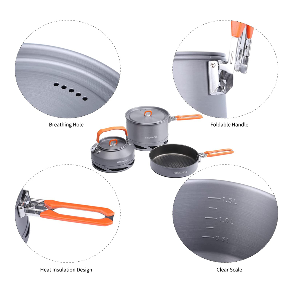 Fire Maple Camping เครื่องครัว - Camping Cooking Full Set บทวิจารณ์และราคา