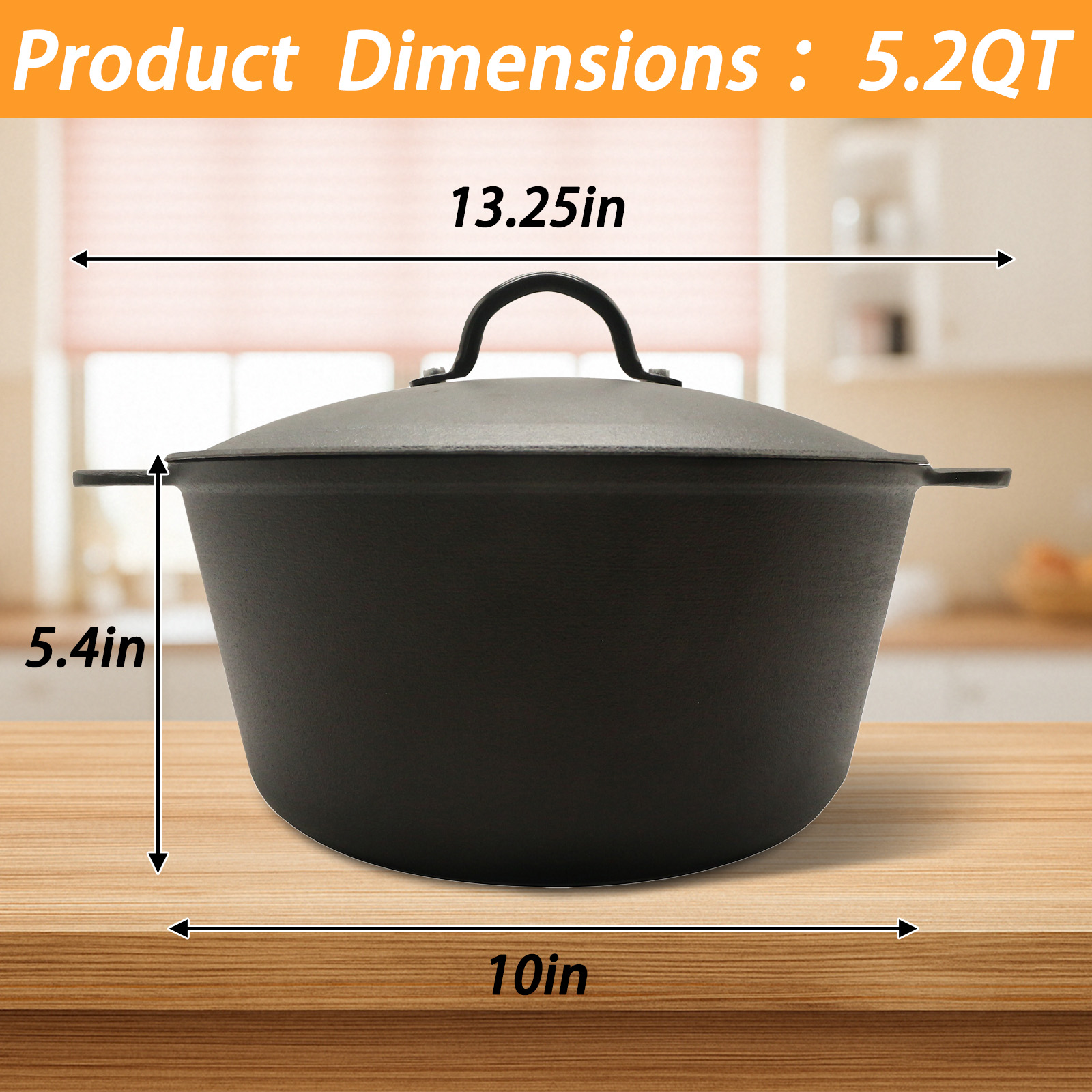 HANSMART หม้ออบดัตช์เหล็กหล่อข - Camping Cooking Dutch Oven บทวิจารณ์และราคา