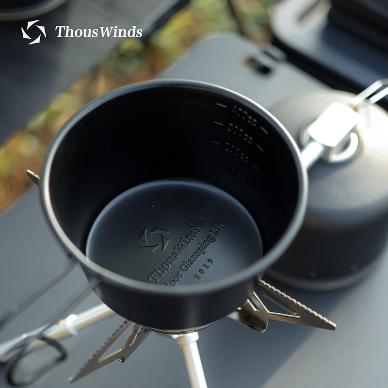 Thous ลมกลางแจ้ง Camping Pinic - Camping Cooking Set Non Stick บทวิจารณ์และราคา